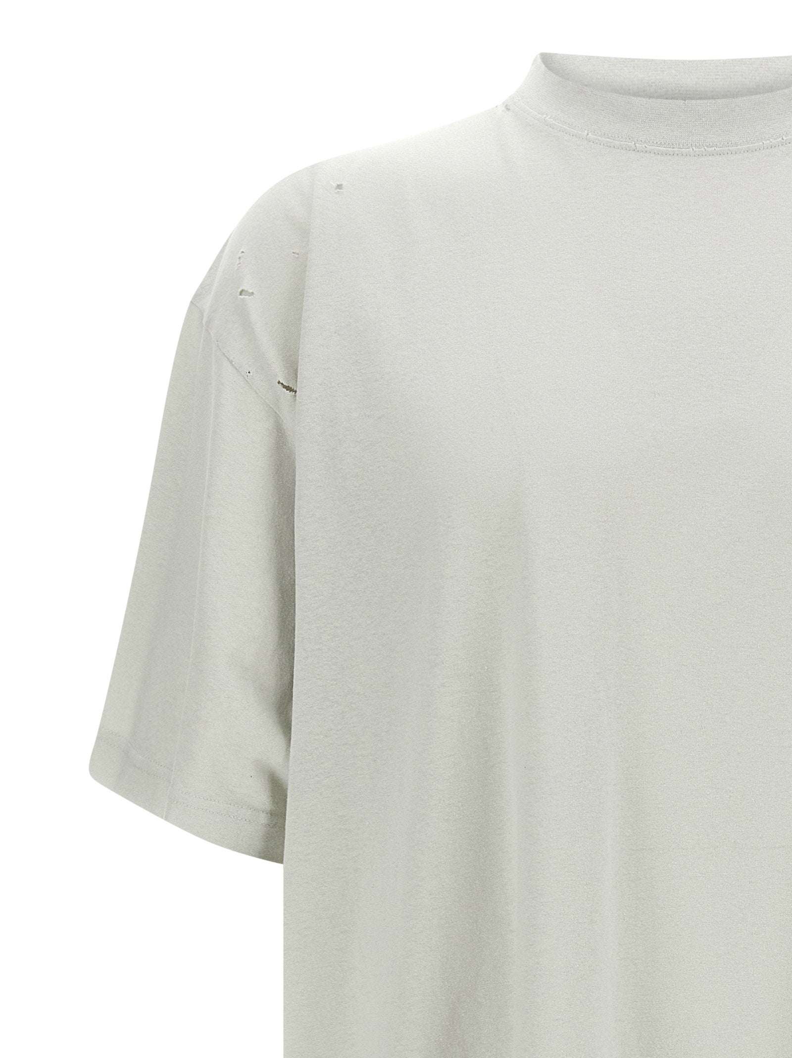 Balenciaga Blackletter Script T-shirt Beige
