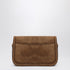 Saint Laurent Medium Solferino Suede Shoulder Bag Caramel Cognac Brown