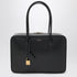 Saint Laurent Sac De Jour Bowling Bag in Black Leather