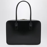 Saint Laurent Sac De Jour Bowling Bag in Black Leather