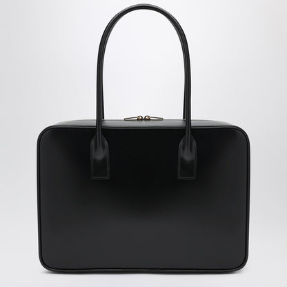Saint Laurent Sac De Jour Bowling Bag in Black Leather