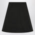 Alexander Mcqueen Flared Silk-Blend Knee-Length Skirt Black