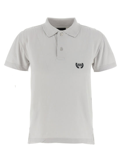 Balenciaga Laurel Classic Polo Shirt Gray