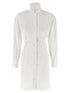 Alexander McQueen Tuxedo Chemisier Dress White