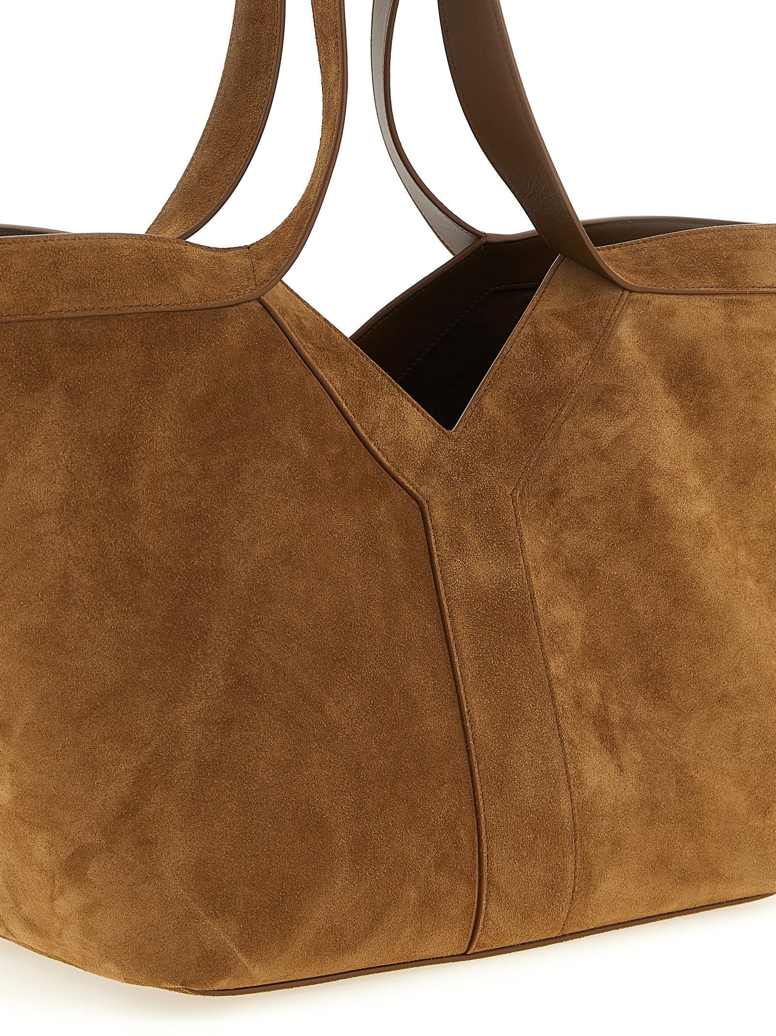 Saint Laurent Small Y Shopping Bag Brown