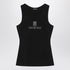 Balenciaga Black Nano BB Logo Viscose Tank Top Black