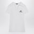 Balenciaga White Short-Sleeve Nano BB Viscose Polo Shirt White
