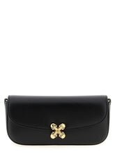 Alexander McQueen Skull Flower Small Crossbody Bag Black