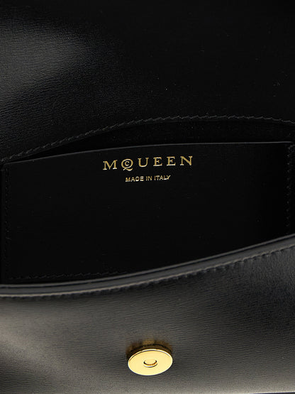 Alexander McQueen Skull Flower Small Crossbody Bag Black