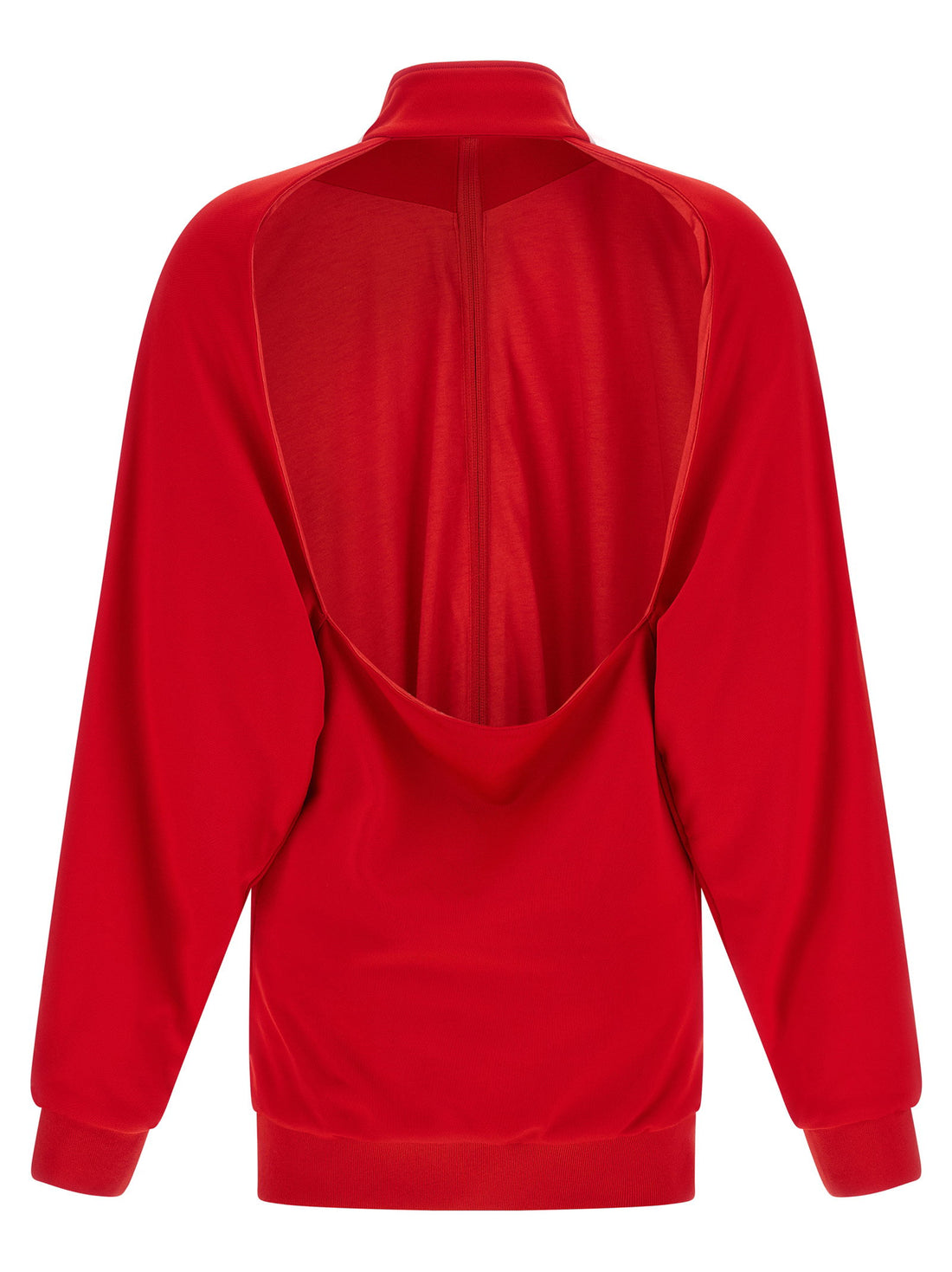 Balenciaga Back Tracksuit Dress Red