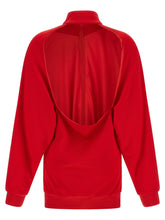 Balenciaga Back Tracksuit Dress Red