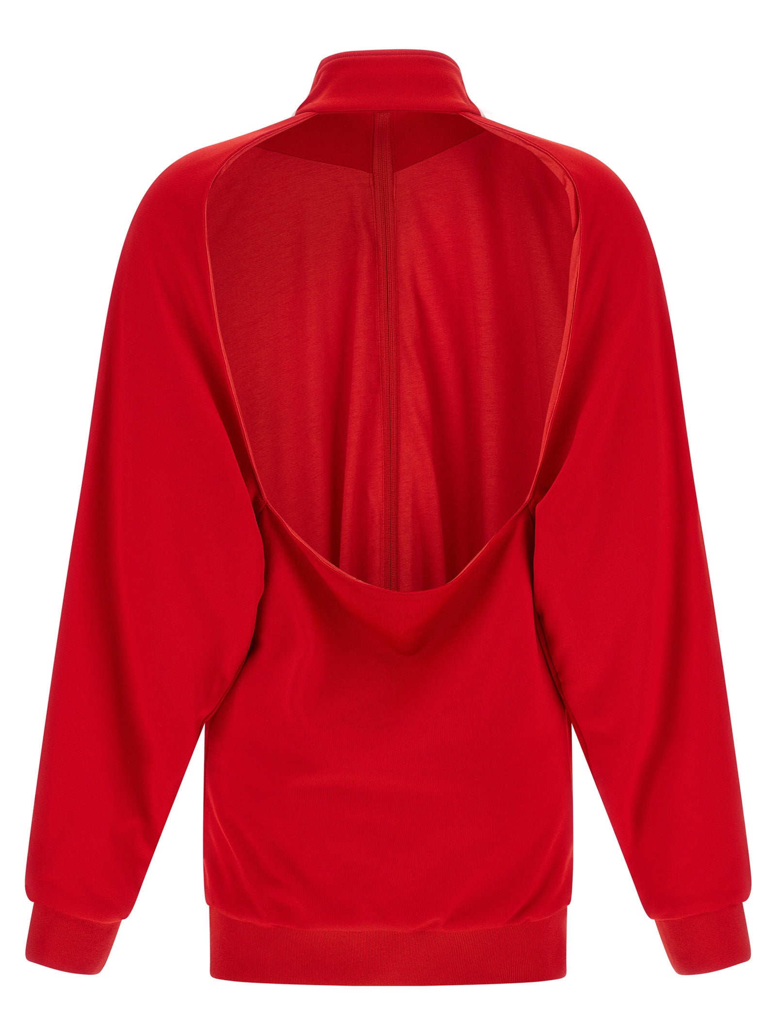 Balenciaga Back Tracksuit Dress Red