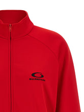 Balenciaga Back Tracksuit Dress Red