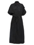 Balenciaga Stole Trench Coat Black