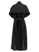 Balenciaga Stole Trench Coat Black