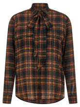 Saint Laurent Cassandre Lavallière Shirt Multicolor