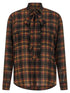 Saint Laurent Cassandre Lavallière Shirt Multicolor