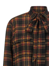 Saint Laurent Cassandre Lavallière Shirt Multicolor