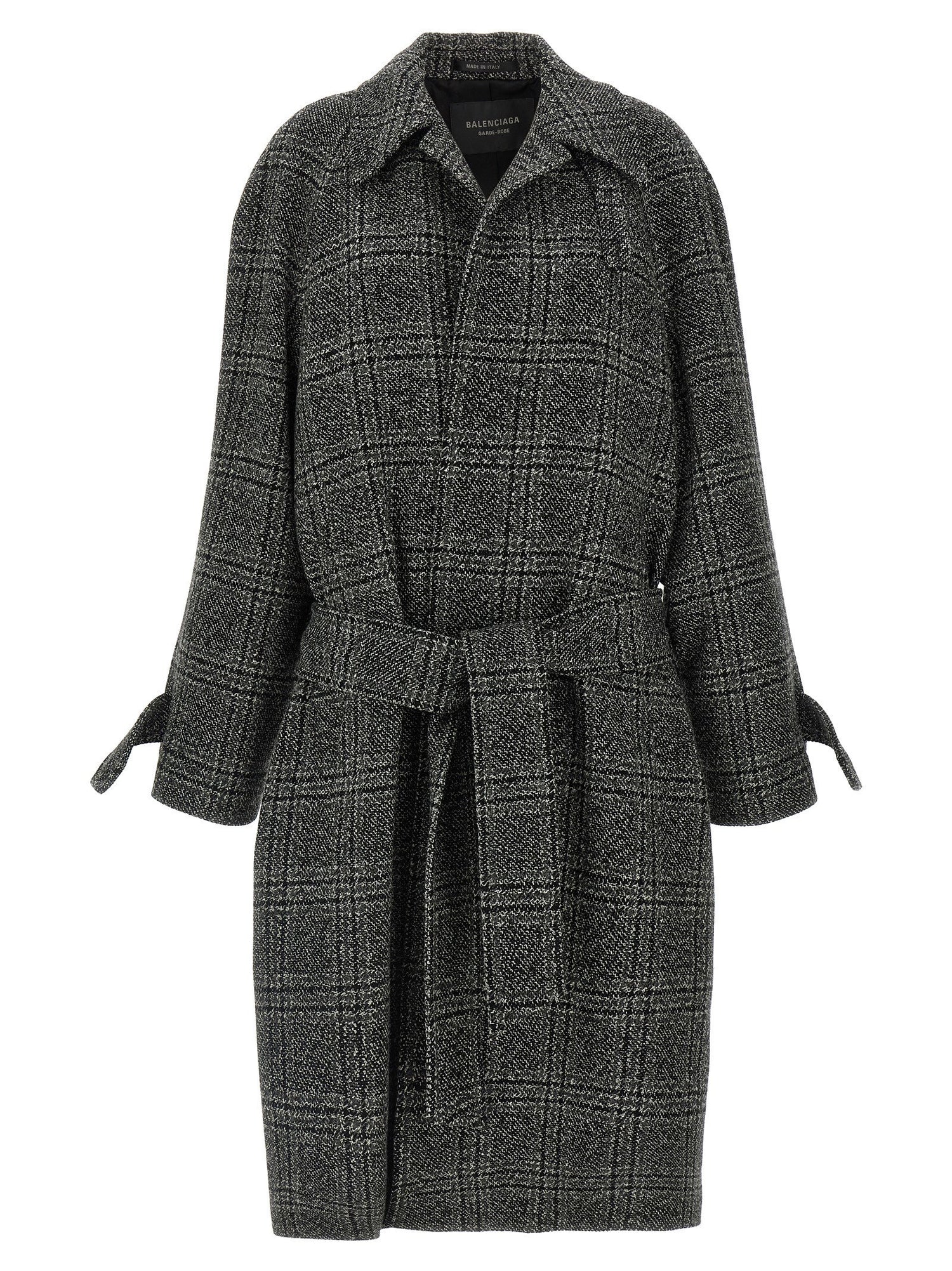 Balenciaga One Layer Coat Black  