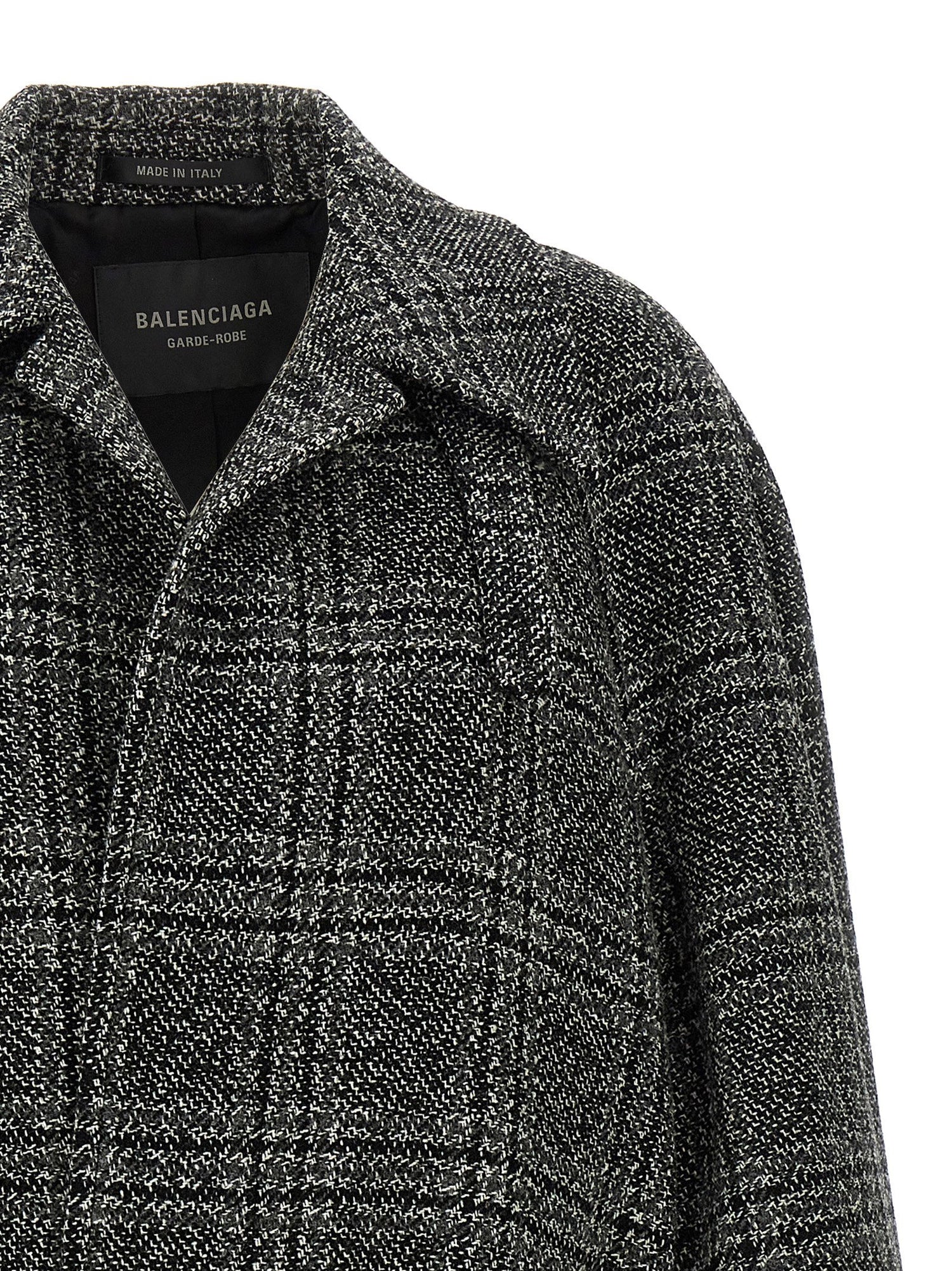Balenciaga One Layer Coat Black  
