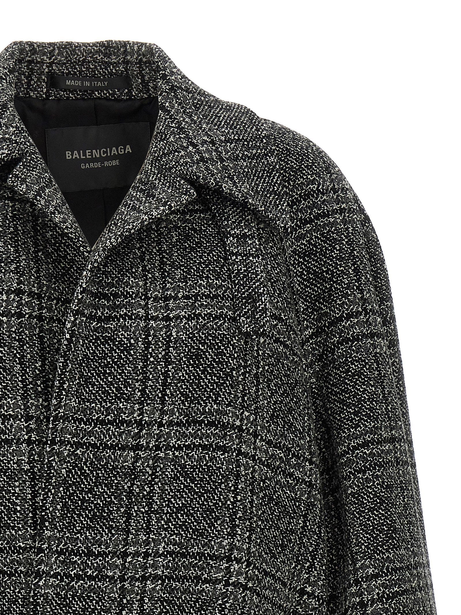 Balenciaga One Layer Coat Black  