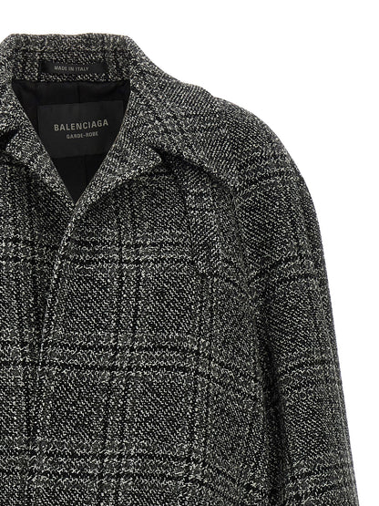 Balenciaga One Layer Coat Black  