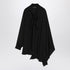 Balenciaga Asymmetric Silk Blouse with Scarf Black