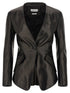 Alexander McQueen Nappa Blazer Black