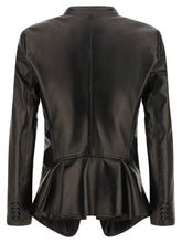 Alexander McQueen Nappa Blazer Black