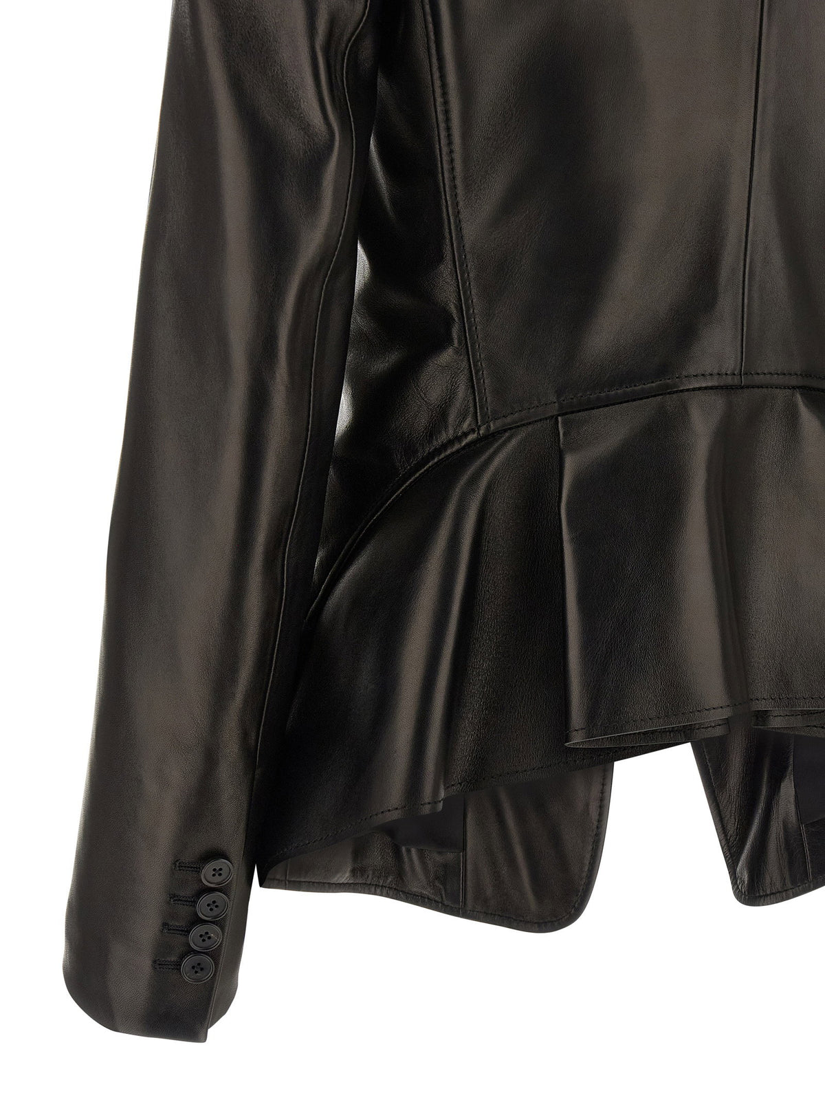 Alexander McQueen Nappa Blazer Black