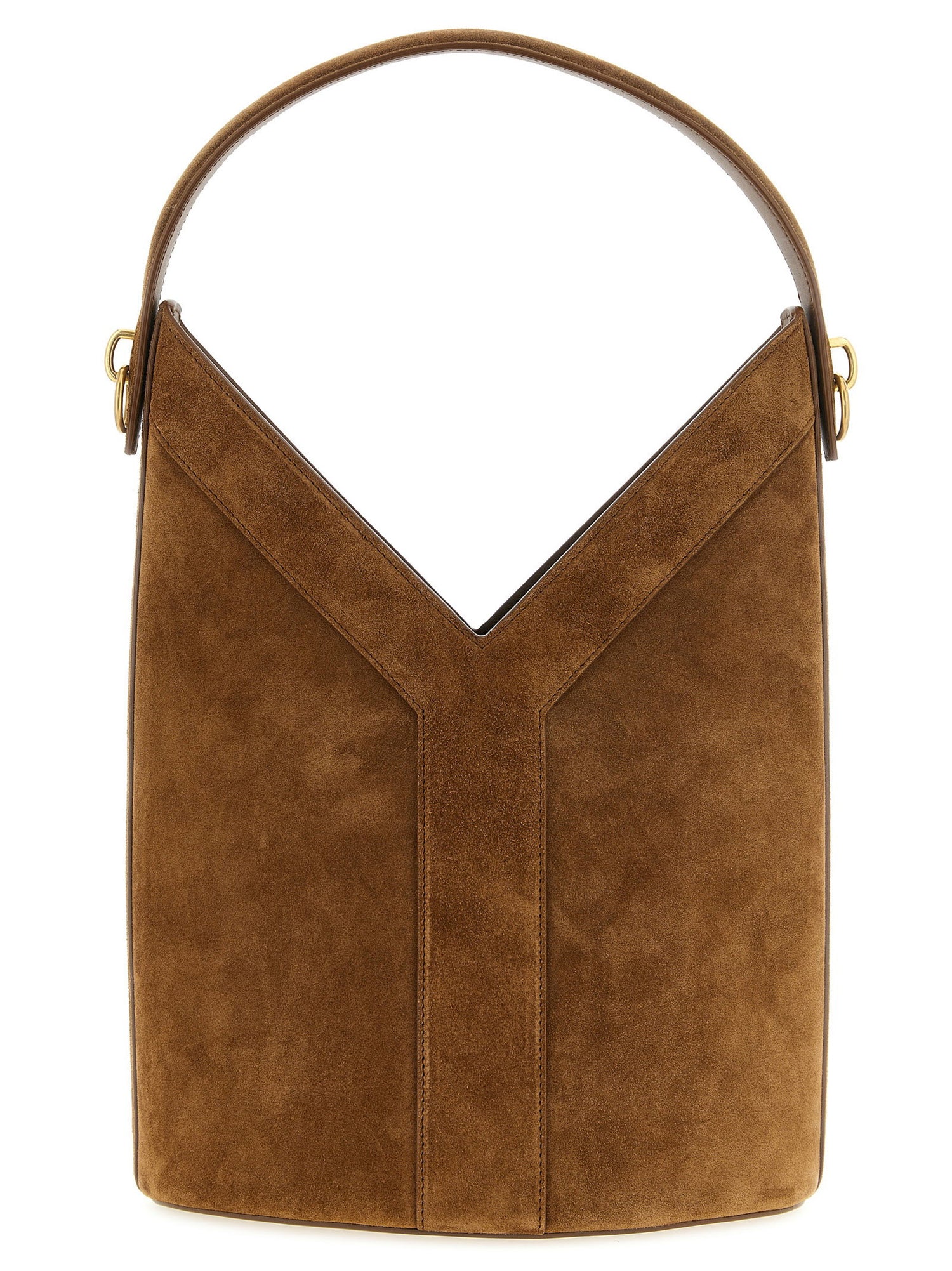 Saint Laurent Y Long Shoulder Bag Brown