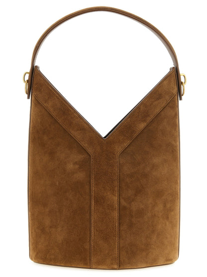 Saint Laurent Y Long Shoulder Bag Brown