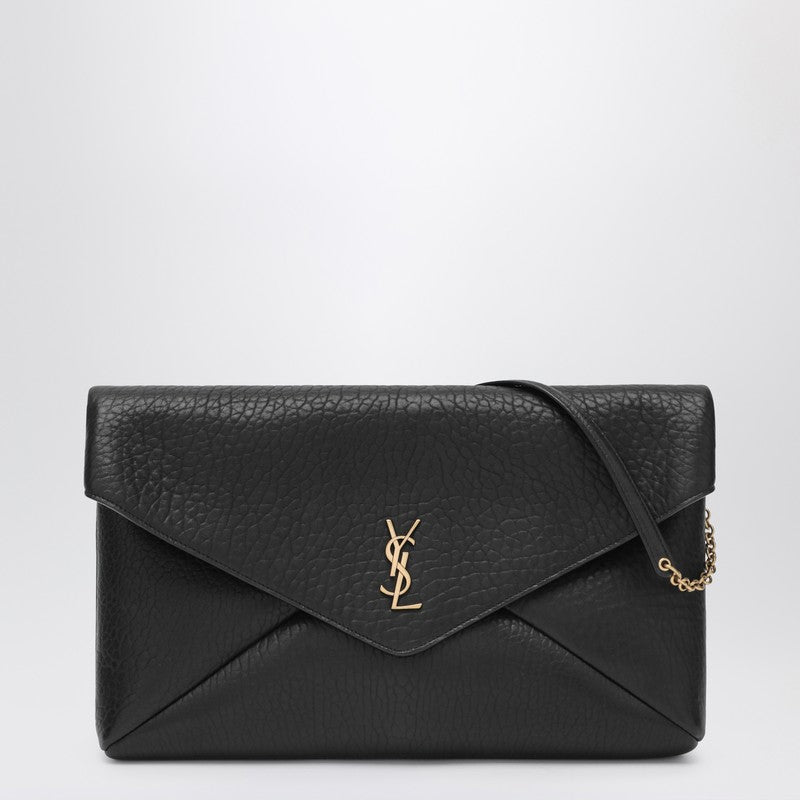 Saint Laurent Cassandre XXL Envelope Chain Shoulder Bag Black