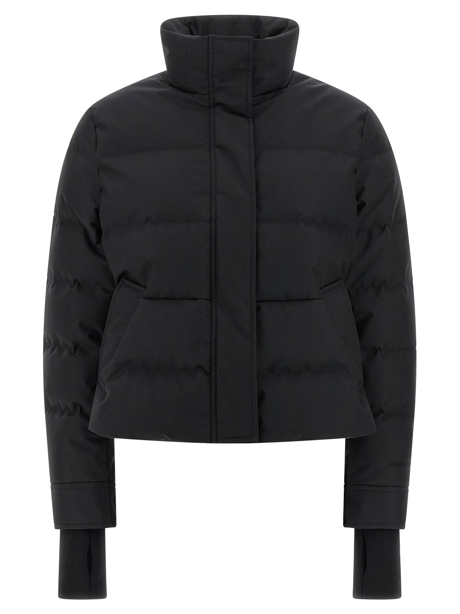 Alexander McQueen Cropped Down Jacket Black  
