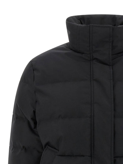 Alexander McQueen Cropped Down Jacket Black  