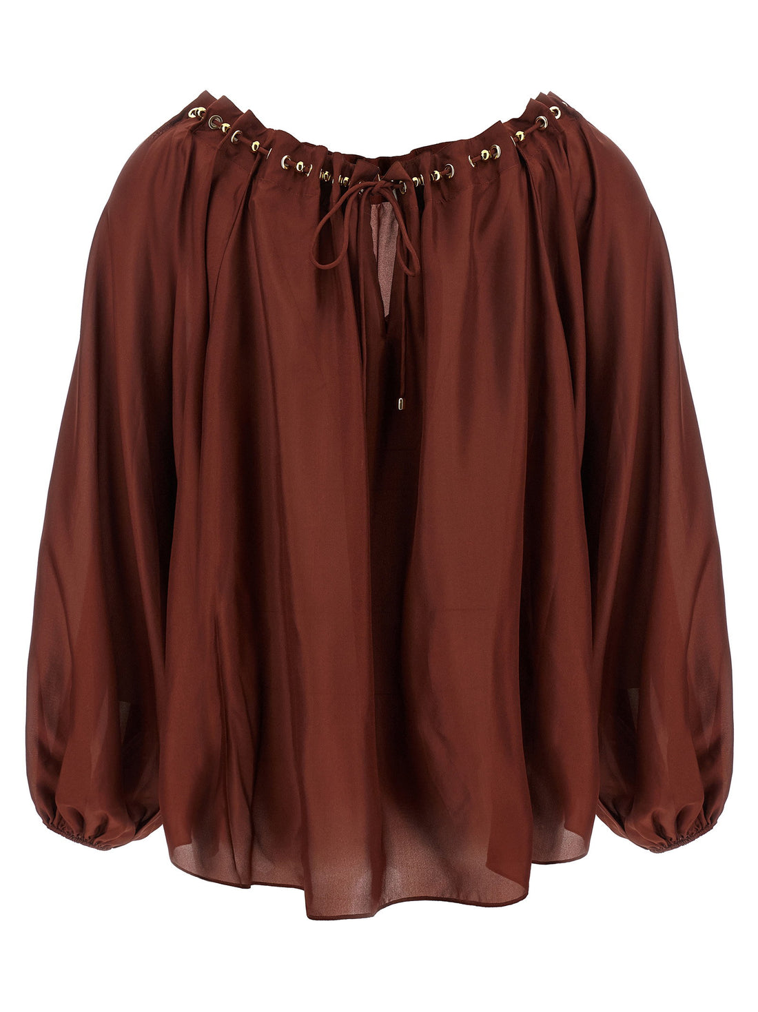 Zimmermann Aster Blouse Bordeaux