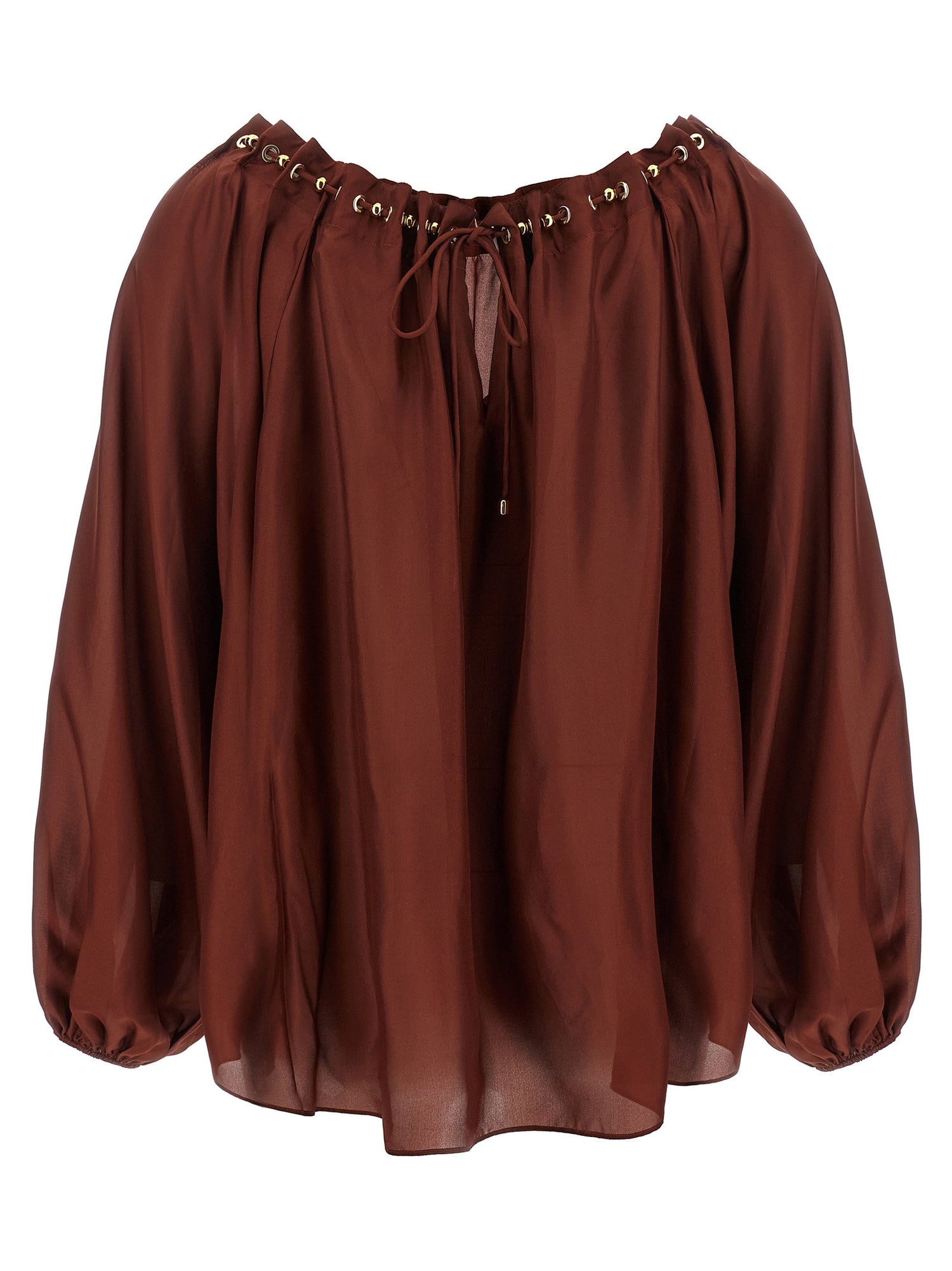 Zimmermann Aster Blouse Bordeaux