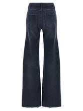 Balenciaga Curved Waist Jeans Blue