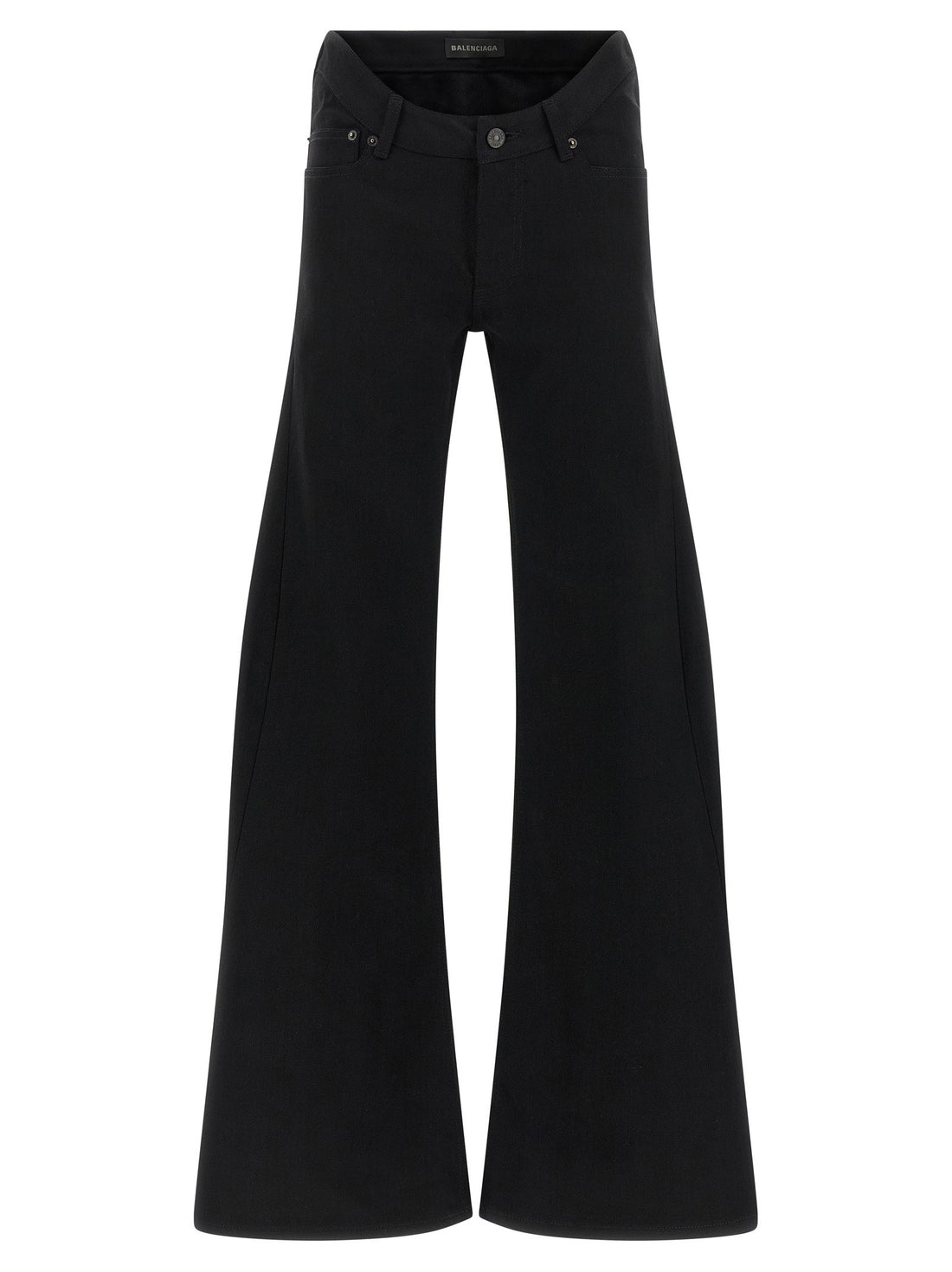 Balenciaga Curved Waist Jeans Black