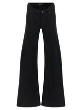 Balenciaga Curved Waist Jeans Black