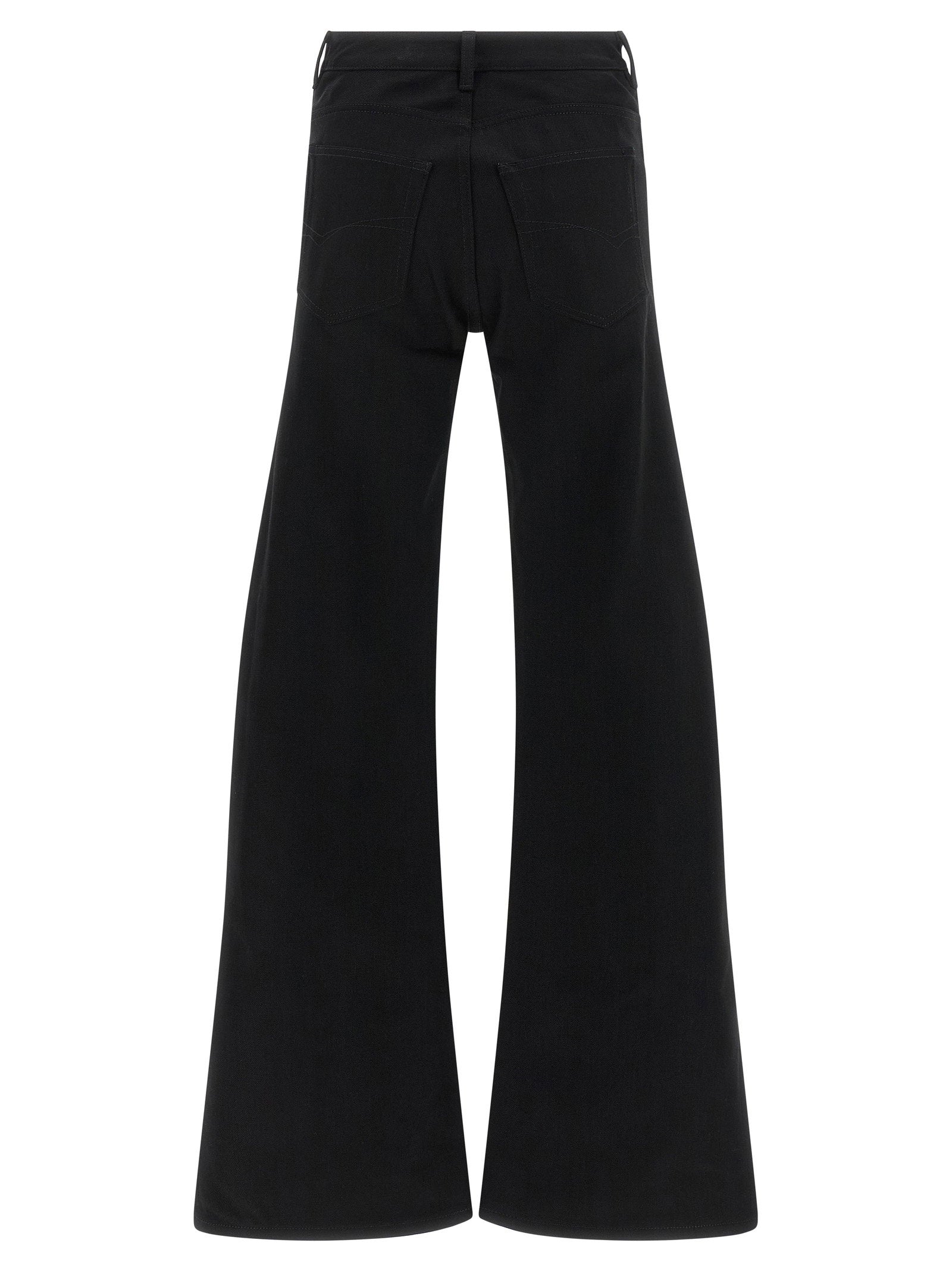 Balenciaga Curved Waist Jeans Black
