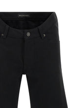 Balenciaga Curved Waist Jeans Black