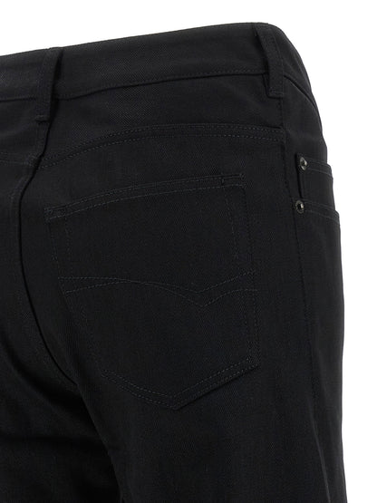 Balenciaga Curved Waist Jeans Black