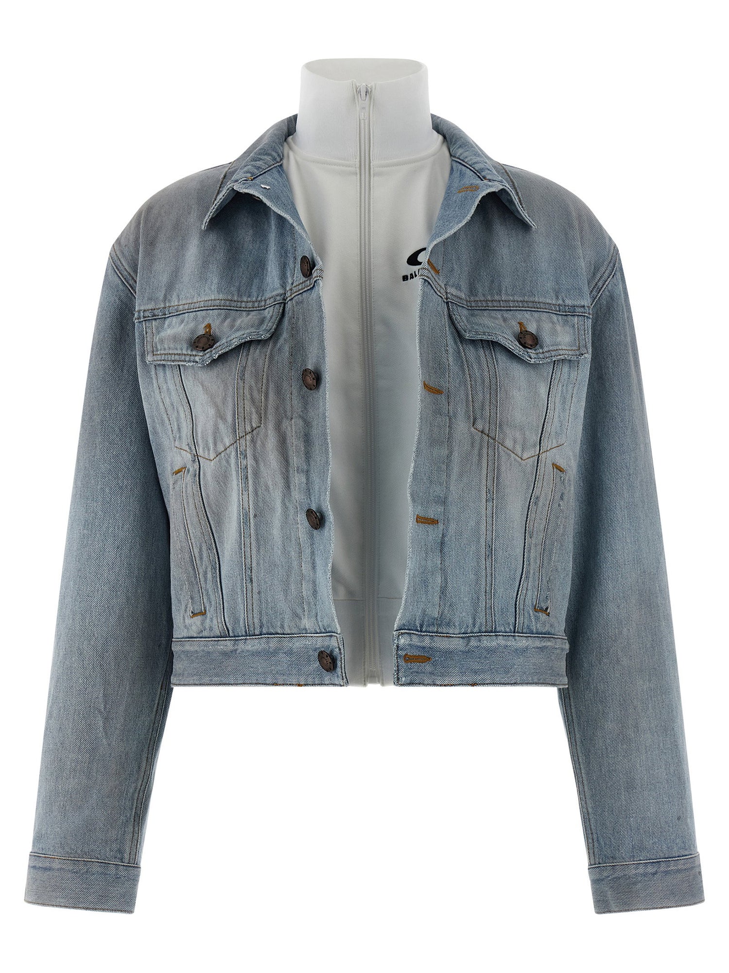 Balenciaga Double Layer Jacket Light blue