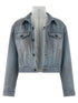 Balenciaga Double Layer Jacket Light blue