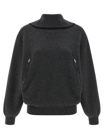 Balenciaga Back-to-front Sweater Gray