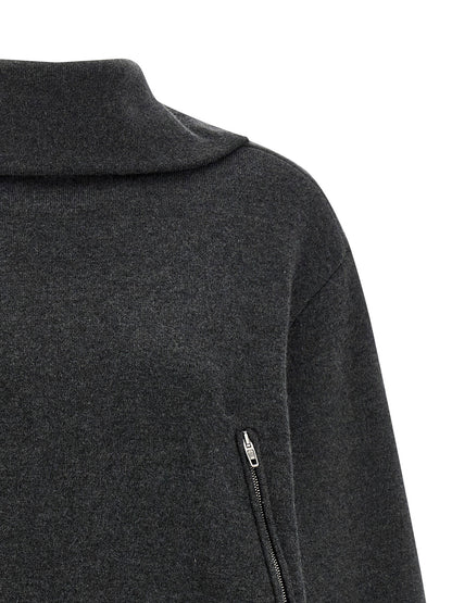 Balenciaga Back-to-front Sweater Gray