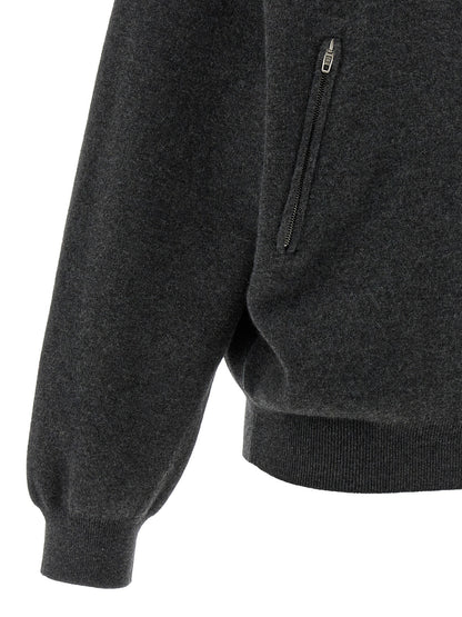 Balenciaga Back-to-front Sweater Gray