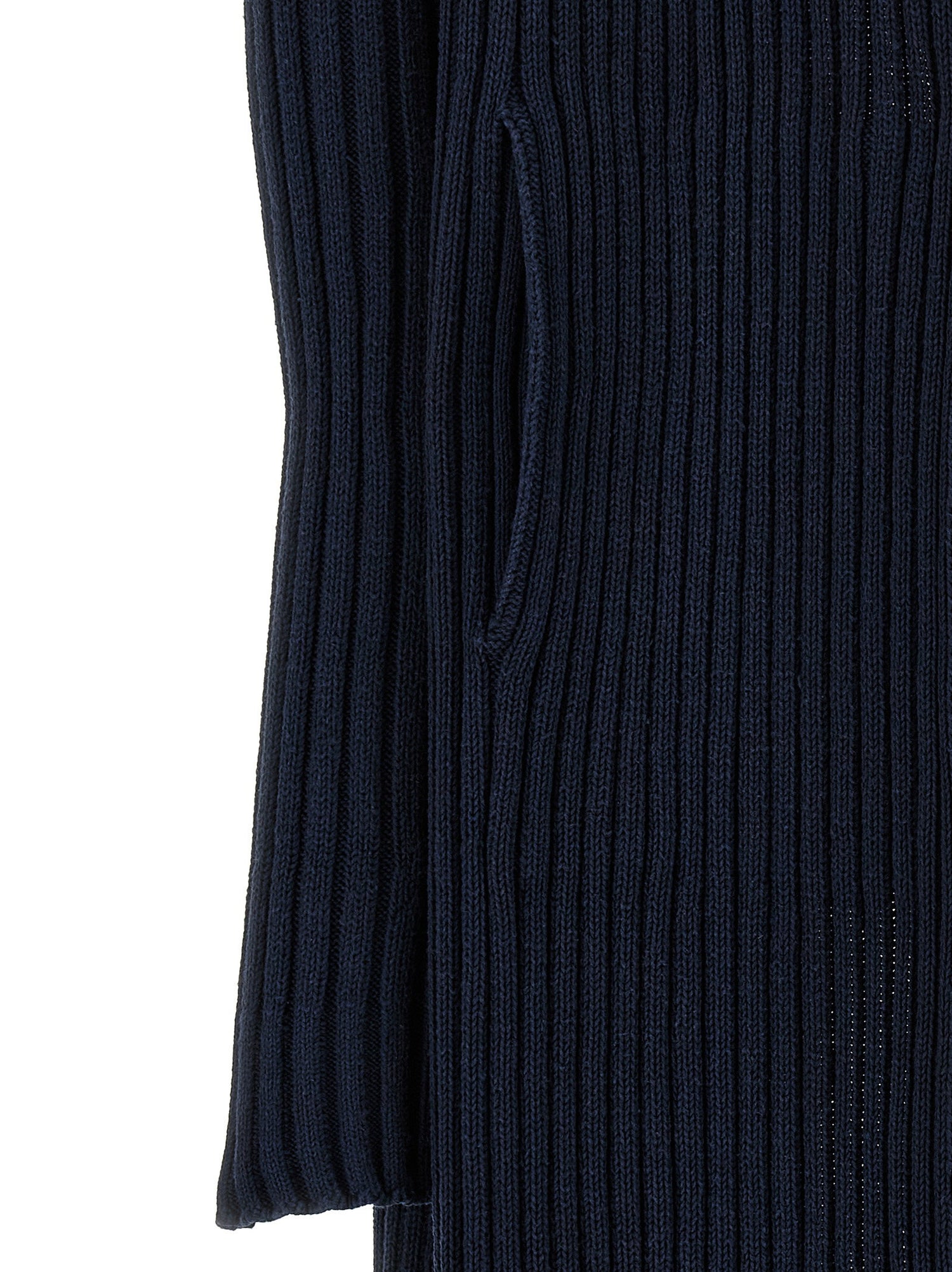Balenciaga Ribbed Cardigan Blue