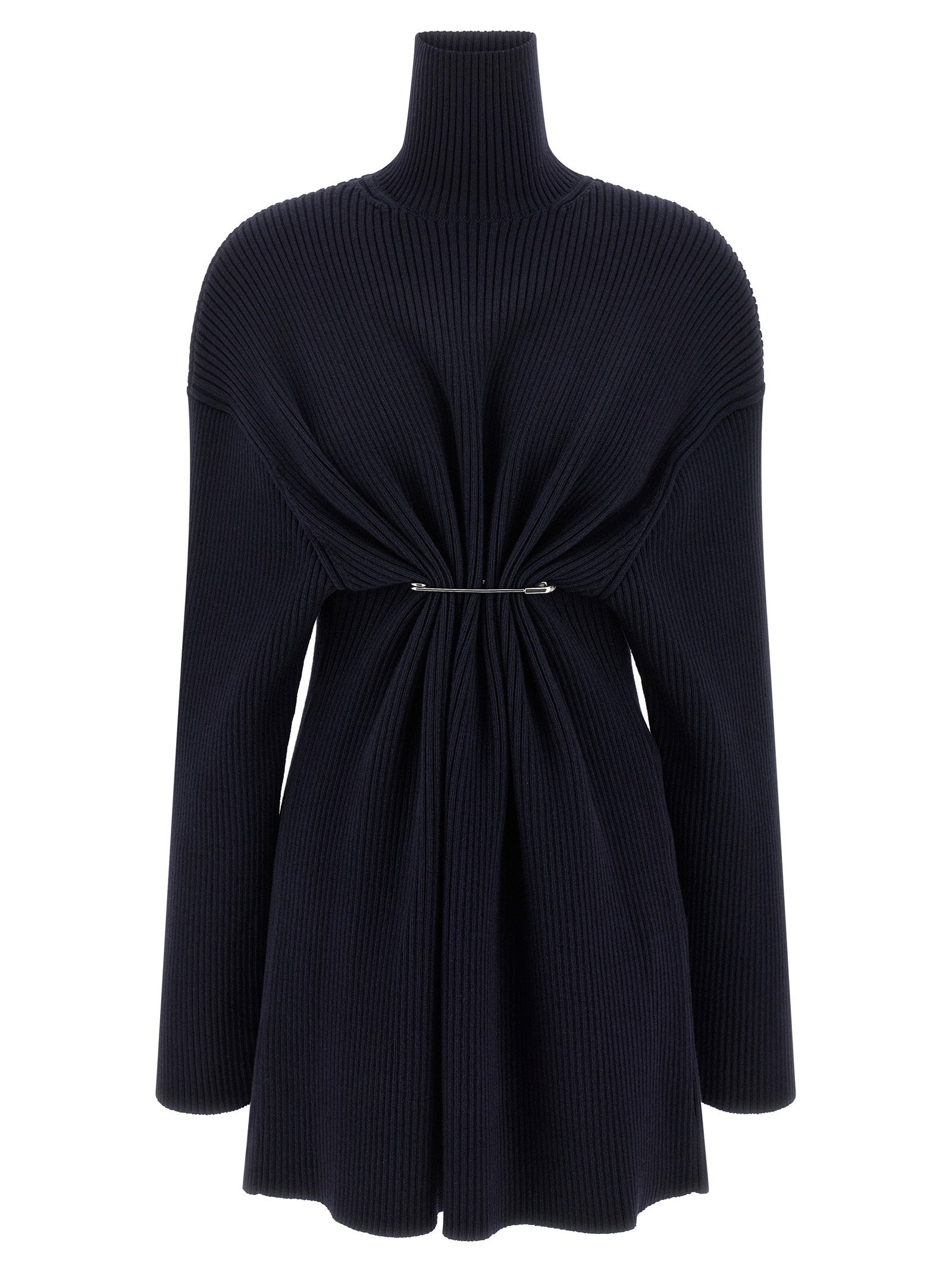 Balenciaga Pinched Dress Blue
